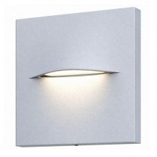 Φωτιστικό Επίτοιχο LED 3W 230V 150lm 4000K Λευκό Φως Αλουμινίου Γκρι IP65 17-04687-10